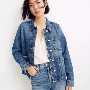 Madewell Denim Ashwood Chore Coat in Freemont Wash